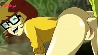 Мультик Скуби Ду, где Шегги Роджерс трахает во все дырочки Велму Динкли